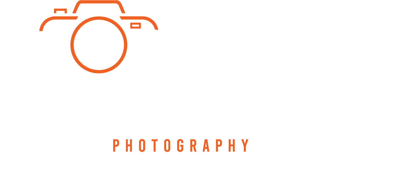 Logo for BigChampa Photography in cursive text featuring a stylized camera icon emphasizing professional photography services with a creative modern design.